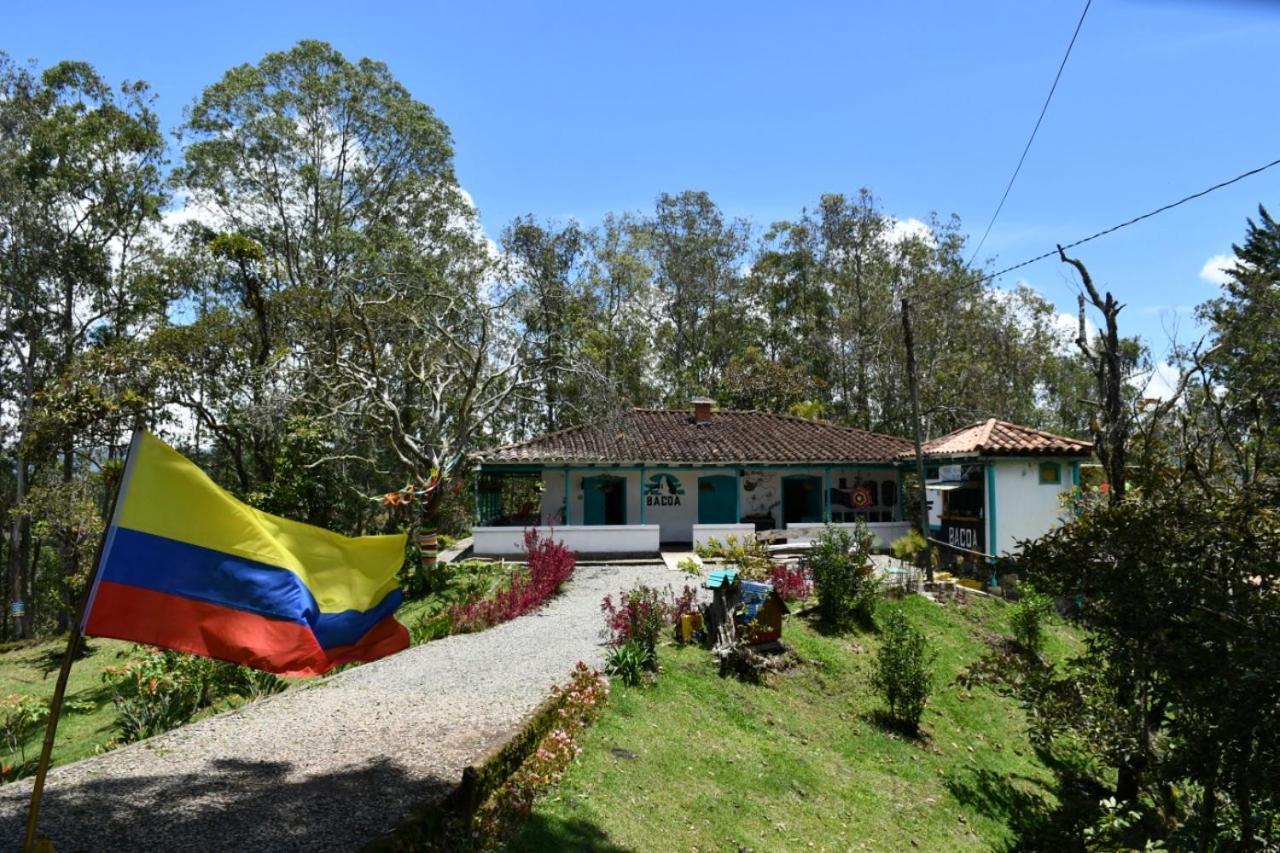 Bacoa Hostel Guatape Bagian luar foto