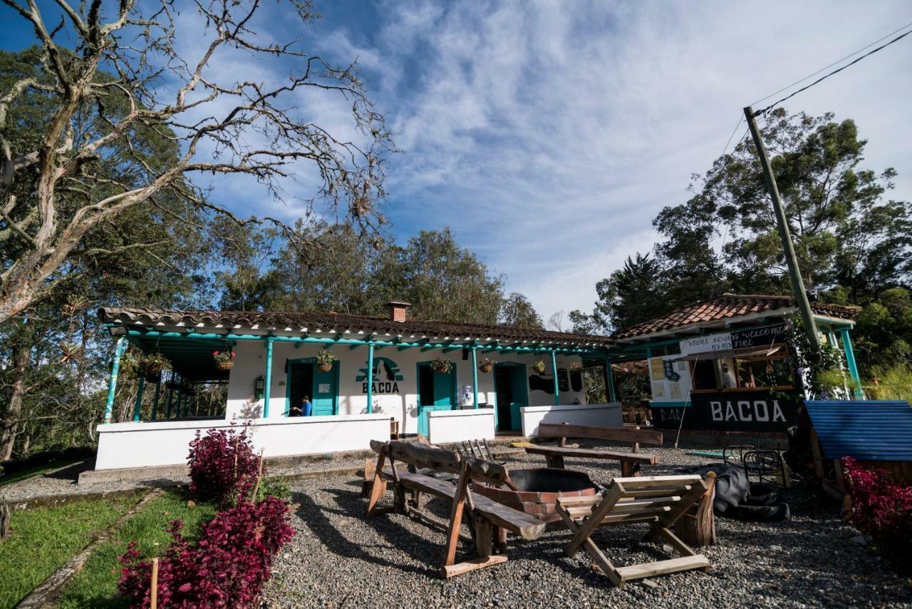 Bacoa Hostel Guatape Bagian luar foto